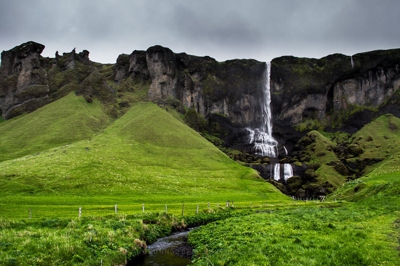 Foss a Sidu — Iceland waterfall
